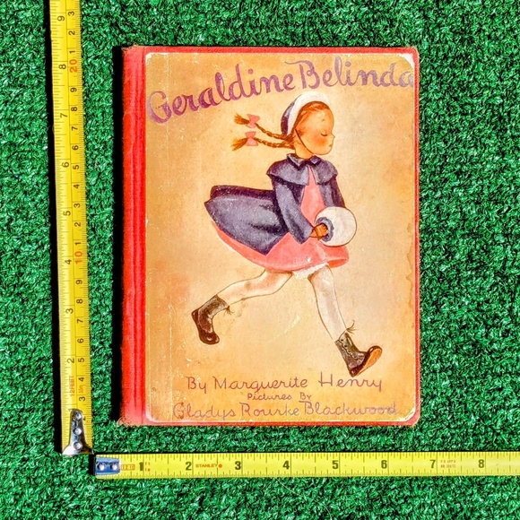 GERALDINE BELINDA-Marguerite Henry 1st Ed 1942 Hard Copy Blackwood Pict Book VTG - Picture 5 of 5